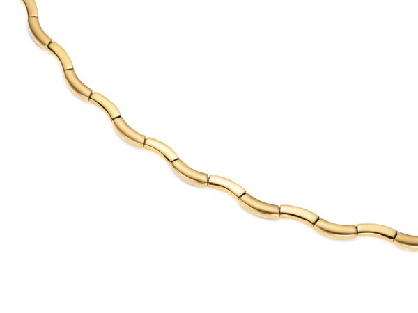 Collier ohne Stein Titan gelb
