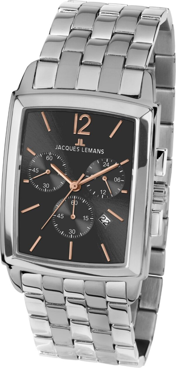 Herrenuhr analog Edelstahl