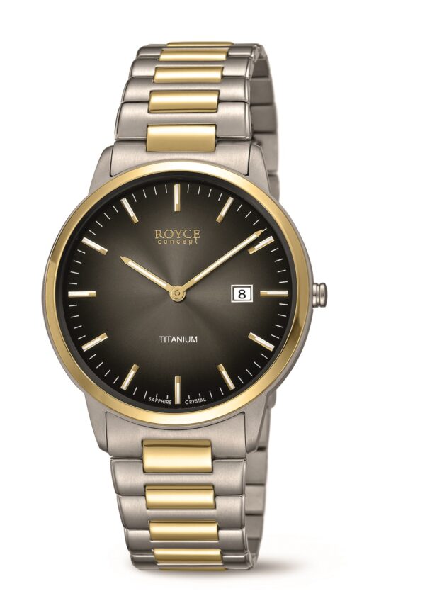 Herrenuhr analog Titan Bicolor