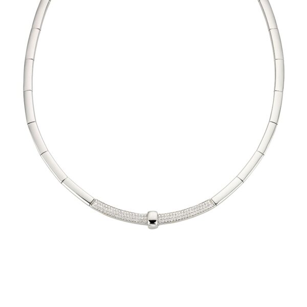 Collier Mehrsteiner 925 Ag rhodiniert