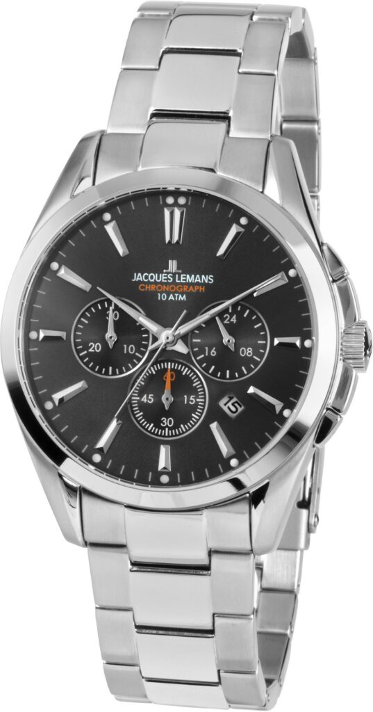 Herrenuhr analog Chronograph Edelstahl