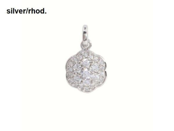Collier mit Behang 925 Ag rhodiniert