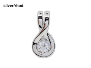 Collier mit Behang 925 Ag rhodiniert
