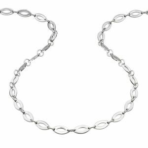 Collier ohne Stein 925 Ag rhodiniert
