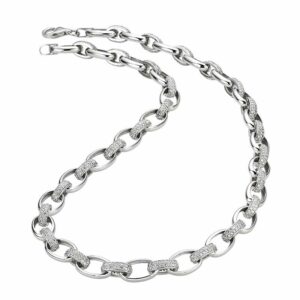 Collier Mehrsteiner 925 Ag rhodiniert