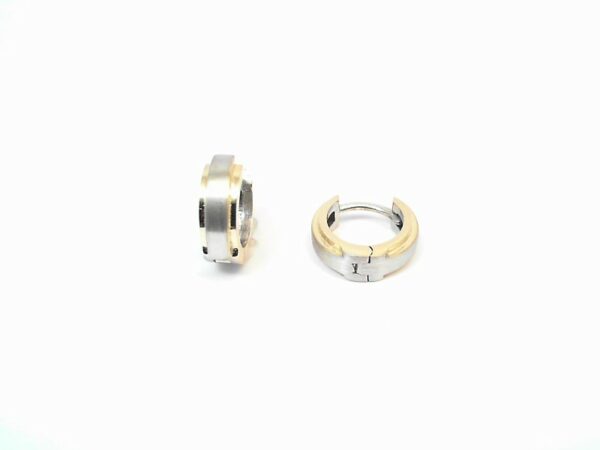 Creolen 925 AG bic. gelb/weiss