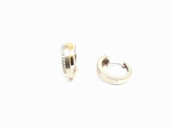 Creolen 925 AG bic. gelb/weiss