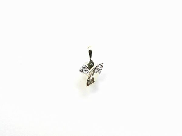 Anhänger Schutzengel /Flügel 333 GG/Rhodiniert