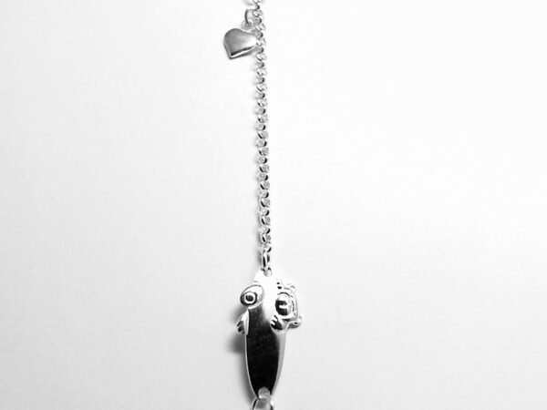 Armband Bär Herz 925 Ag