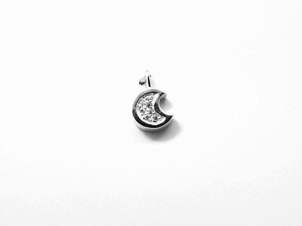 Anhänger Symbole Mond 925 Ag rhodiniert