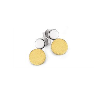 Ohrhänger 925 AG bic. gelb/weiss