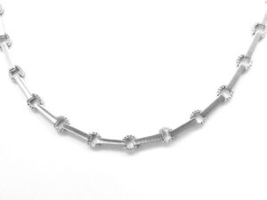 Collier Mehrsteiner 925 Ag rhodiniert
