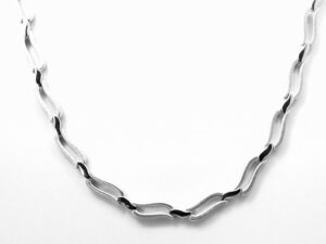 Collier ohne Stein 925 Ag rhodiniert