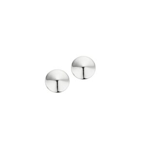 Ohrstecker ohne Stein 925 Ag rhodiniert