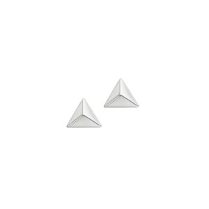 Ohrstecker ohne Stein 925 Ag rhodiniert