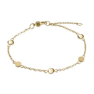 Armband Gravurplatte Titan gelb