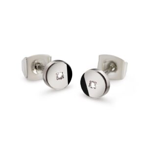 Ohrstecker Solitär Titan