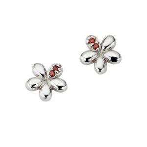 Kinderstecker Blume 925 Ag rhodiniert