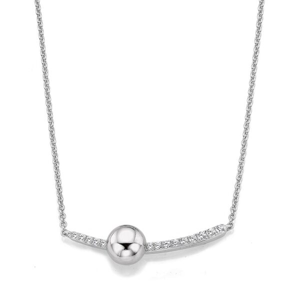 Collier mit Behang 925 Ag rhodiniert