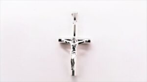 Anhänger-Kreuz 925 Ag rhodiniert