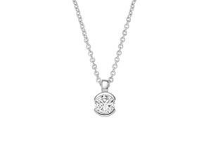 Collier Einsteiner 925 Ag rhodiniert