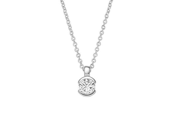 Collier Einsteiner 925 Ag rhodiniert