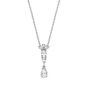 Collier mit Behang 925 Ag rhodiniert