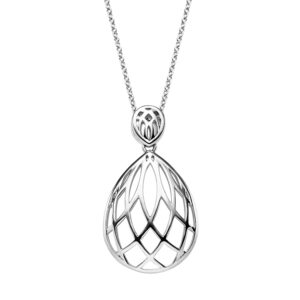 Collier mit Behang 925 Ag rhodiniert