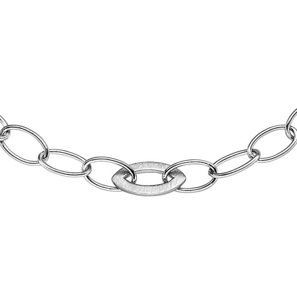 Collier ohne Stein 925 Ag rhodiniert