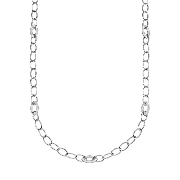 Collier ohne Stein 925 Ag rhodiniert – Bild 2