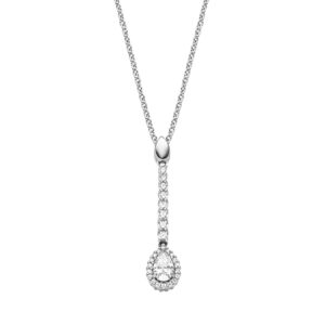 Collier mit Behang 925 Ag rhodiniert