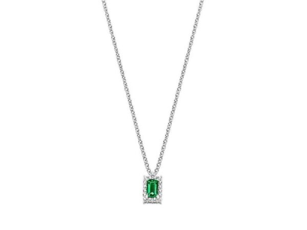 Collier mit Behang 925 Ag rhodiniert
