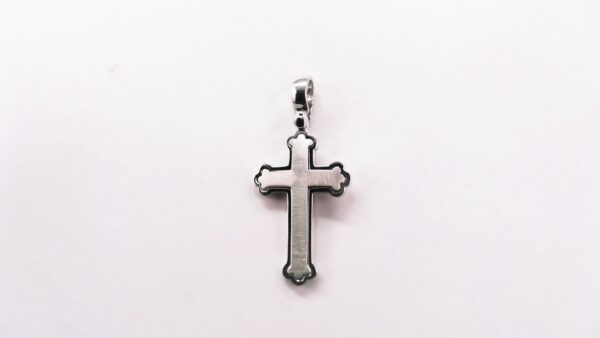 Anhänger-Kreuz 925 Ag rhodiniert