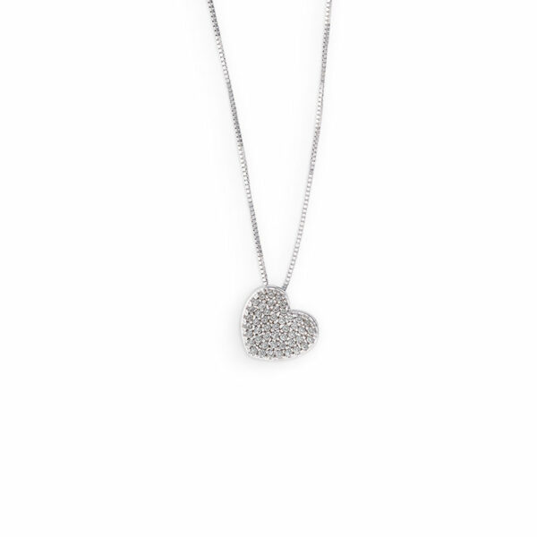 Collier Mehrsteiner Herz 585 WG