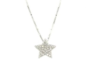 Collier Mehrsteiner Stern 585 WG
