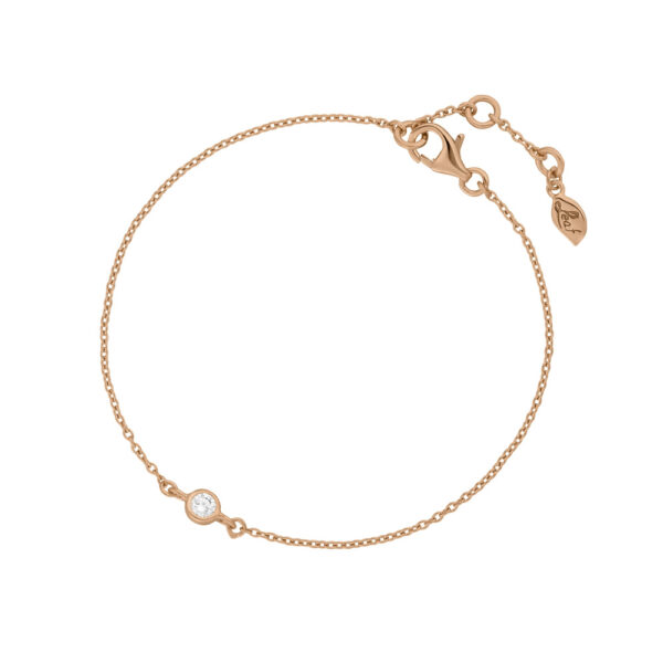 Armband 925 Ag Rosé vergoldet