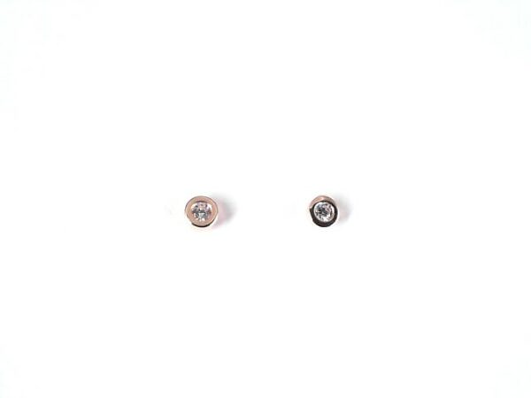 Ohrstecker Einsteiner 925 Ag Rosé vergoldet