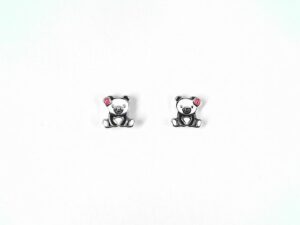 Kinderstecker Panda 925 Ag rhodiniert