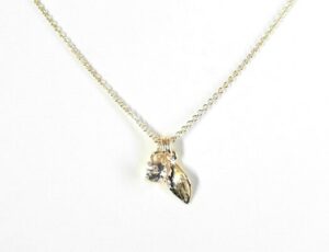 Collier Einsteiner 925 AG gelb vergoldet