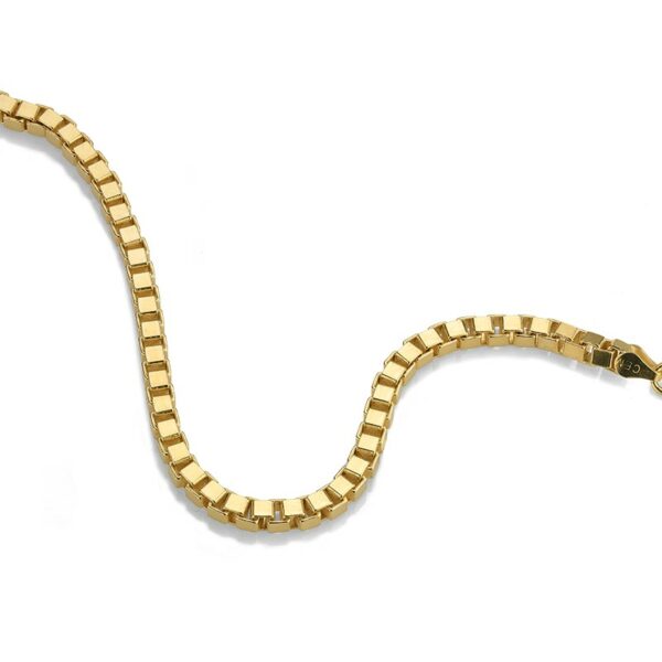 Armband 925 AG gelb vergoldet – Bild 2