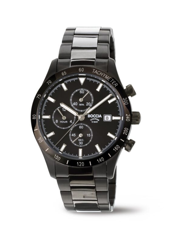 Herrenuhr analog Chronograph Titan