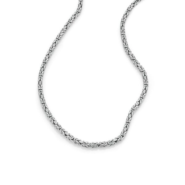 Collier ohne Stein 925 Ag rhodiniert