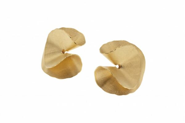 Ohrstecker ohne Stein 925 AG gelb vergoldet