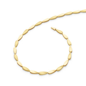 Collier ohne Stein Titan gelb