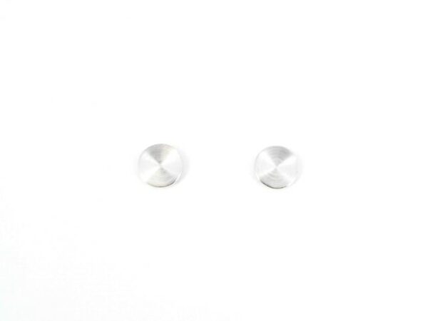 Ohrstecker ohne Stein 925 Ag rhodiniert