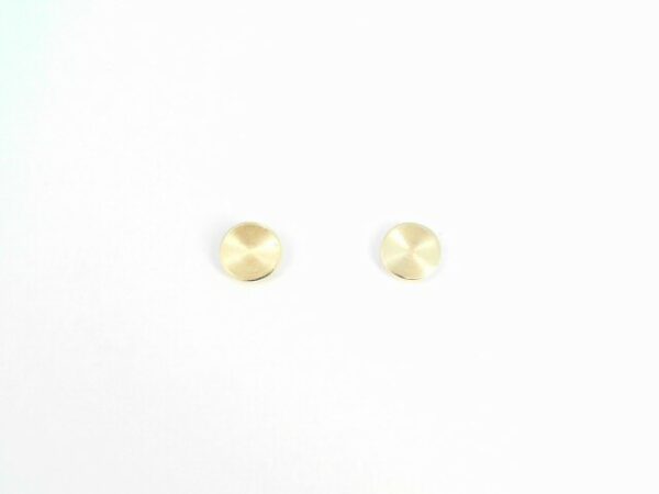 Ohrstecker ohne Stein 925 AG gelb vergoldet