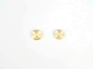 Ohrstecker ohne Stein 925 AG gelb vergoldet