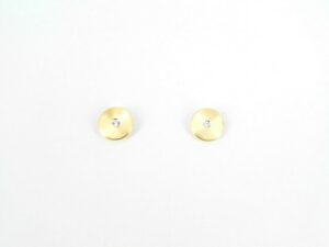Ohrstecker Einsteiner 925 AG gelb vergoldet