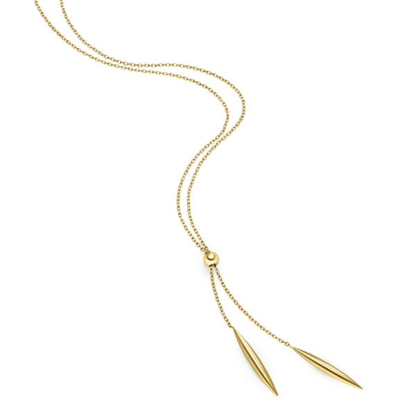 Collier Y-Kette Titan gelb
