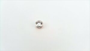 Ohrstecker ohne Stein 925 Ag rhodiniert